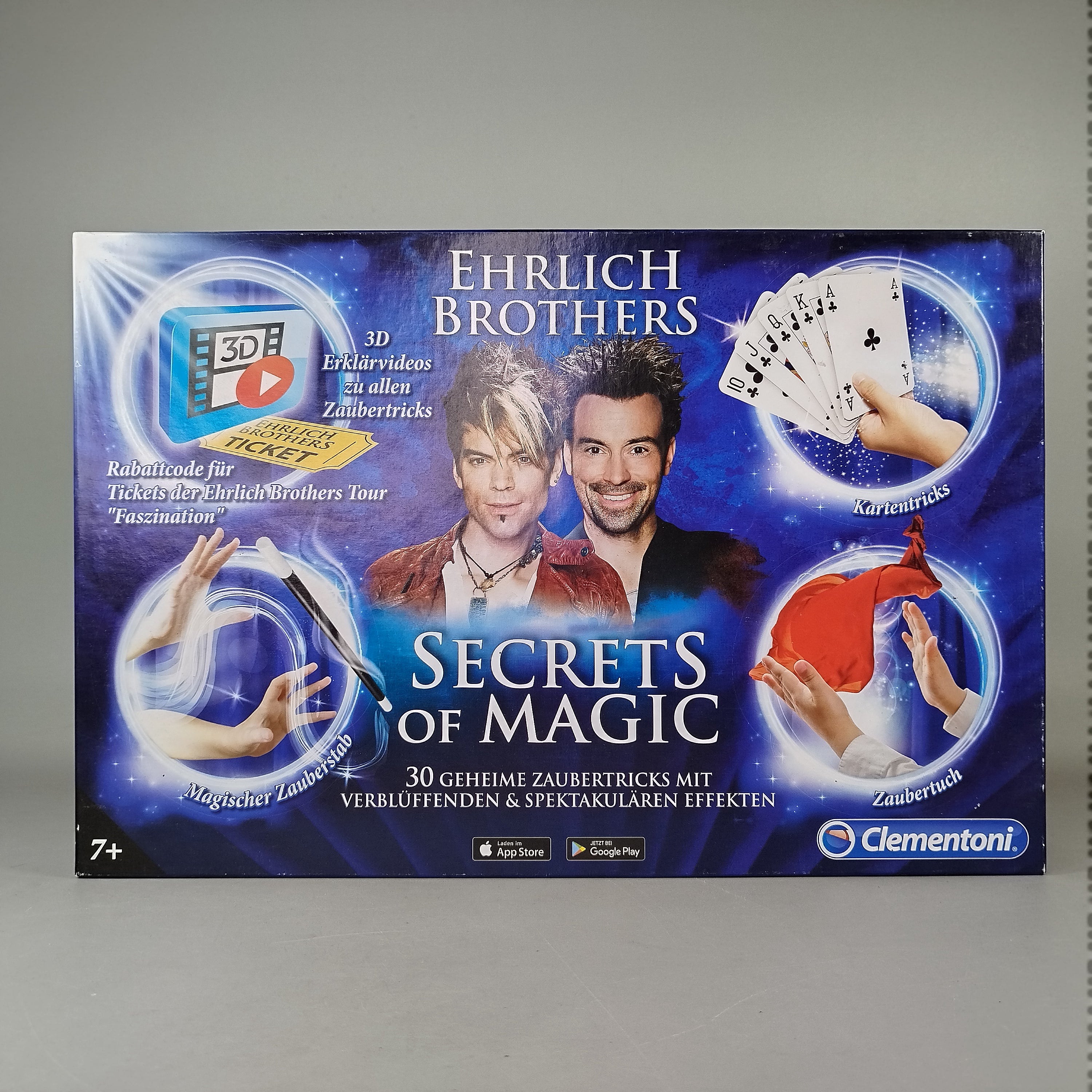 Clementoni Zauberkasten – Ehrlich Brothers Secrets of Magic, OVP